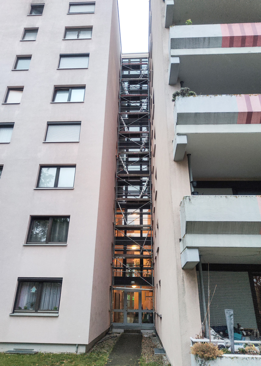 Treppenhausverglasung